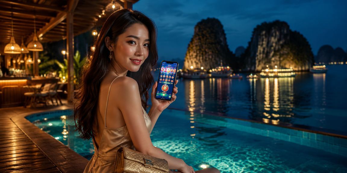 Người chơi xổ số tại Hạ Long kiểm tra tài khoản trên điện thoại