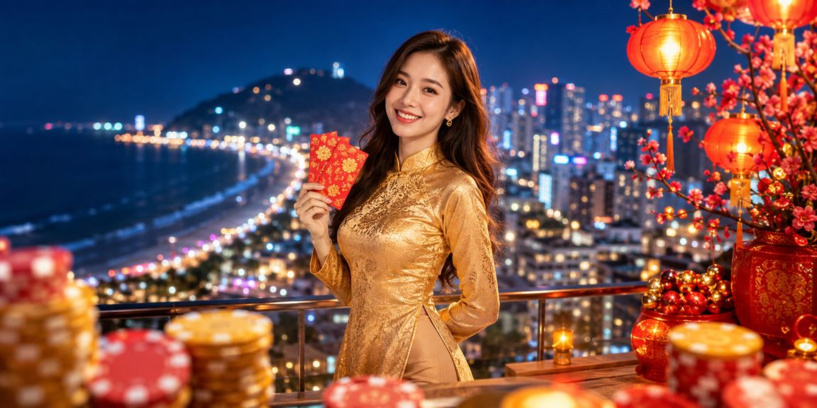 Người dùng Vũng Tàu đặt cược esports trên điện thoại bên bờ biển
